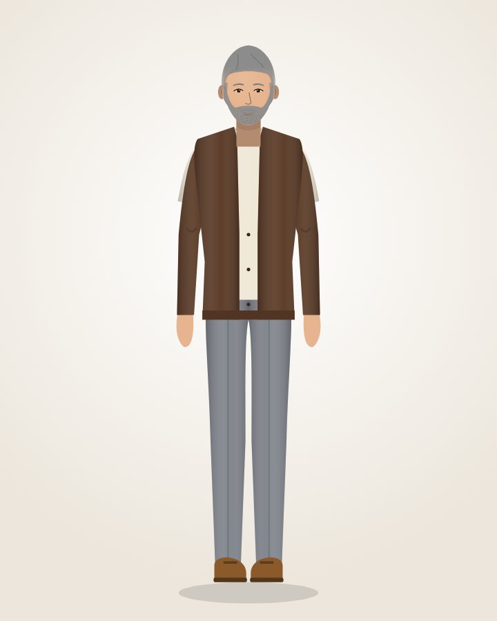 Cardigan, Tee & Trousers