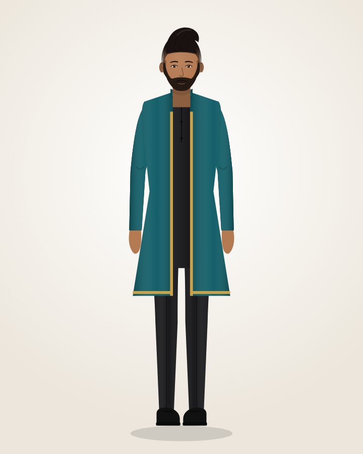 Indo-western Long Jacket