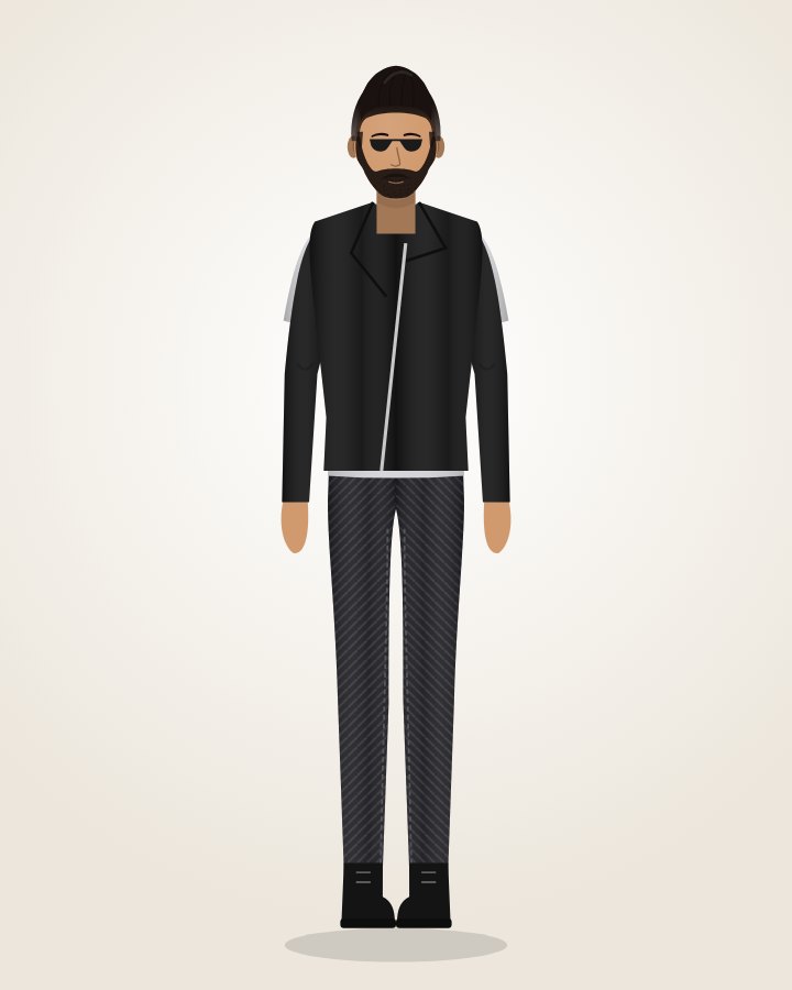 Leather Jacket & Boots: black leather jacket with a grey tee and black jeans