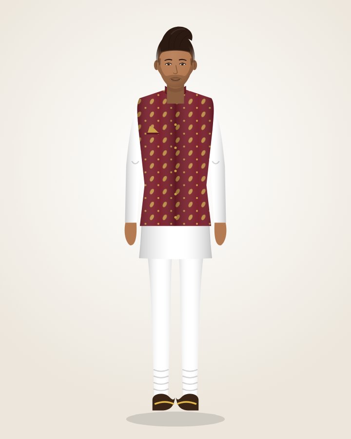 Brocade Nehru Jacket & Kurta