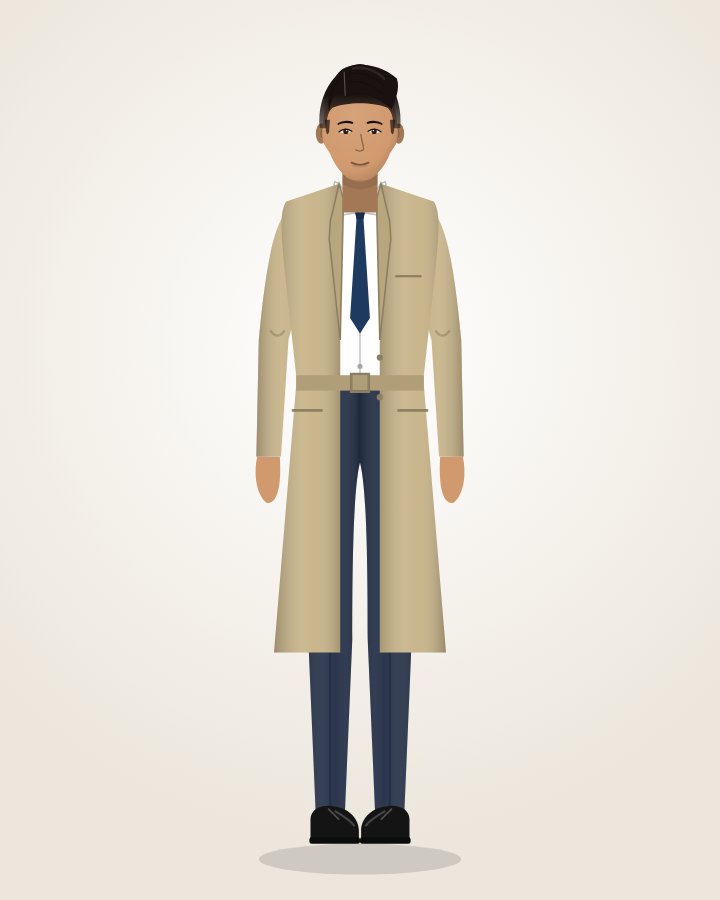Trench Coat & Office Wear