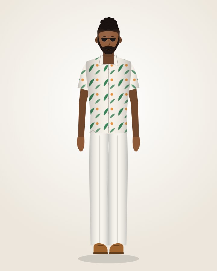 Tropical Print Shirt